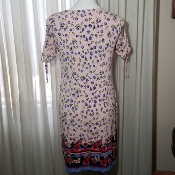 ROZ & ALI Ladies Floral Dress In Petite Small - Picture 3 of 7